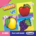 FRANK my first puzzle fruits set of 3 play & learn for kids