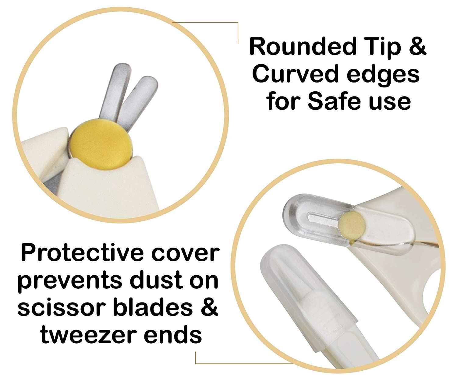 LUVLAP Baby Nail Grooming Set Complete Nail Care for your Baby 0+m Age, White