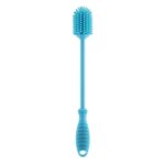 Silicon baby feeding bottle cleaning brush
