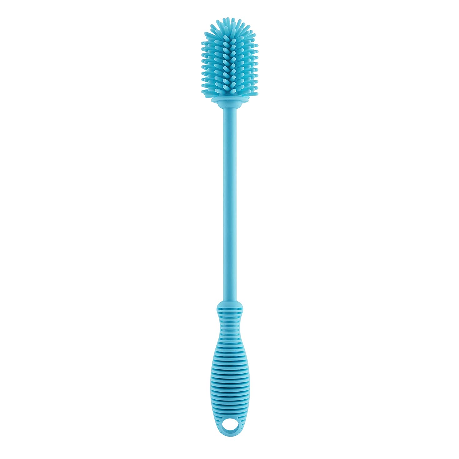 Silicon baby feeding bottle cleaning brush
