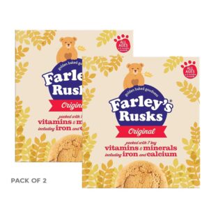 HEINZ Farley's Rusks, Original Flavour - 300gms, 4+months, 1pack, Pack of 2