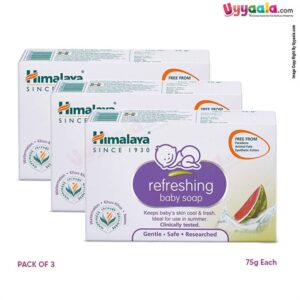 HIMALAYA Nourishing Baby Soap Watermelon Pack of 3 75g Each