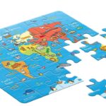 FRANK my first world map puzzle game for kids 24 pcs