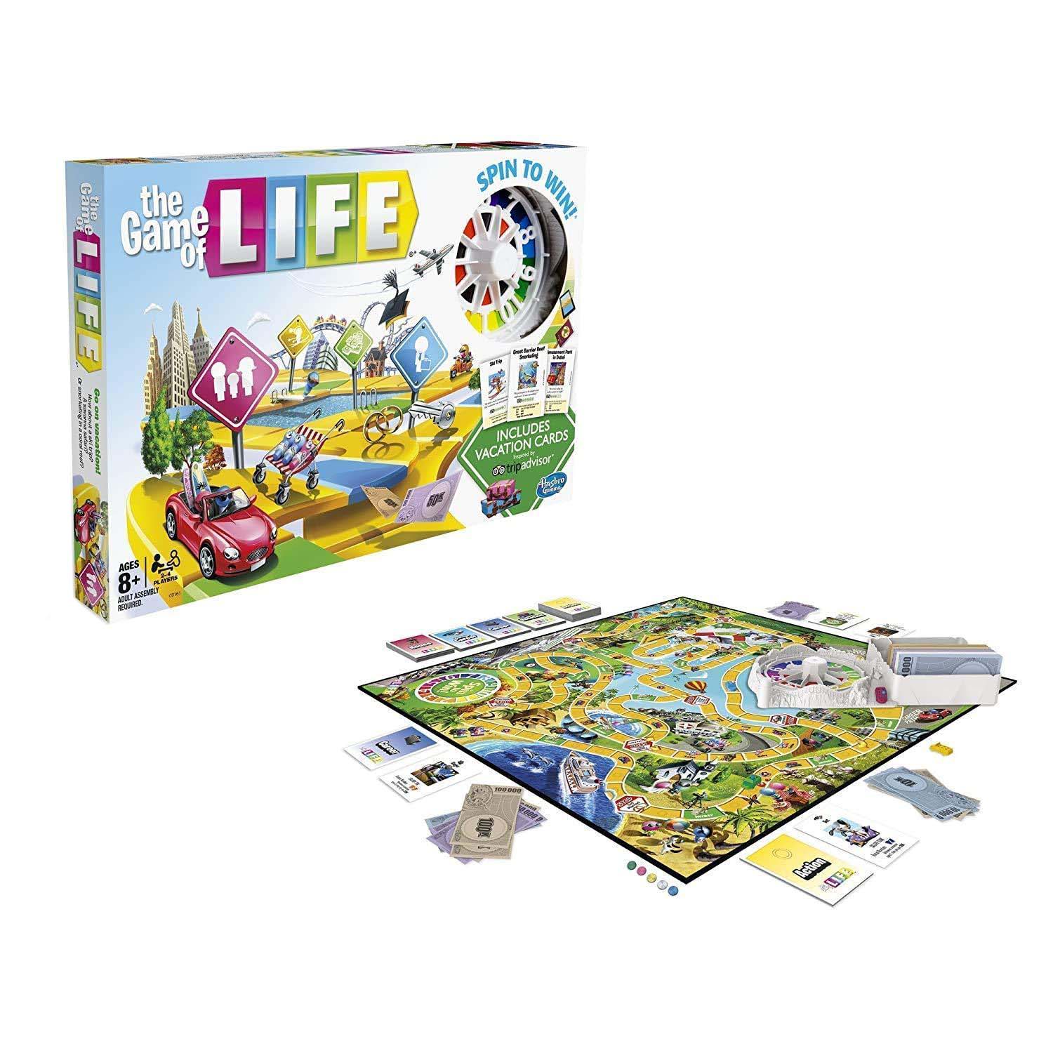 The game of life spin to win adventure game