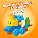FISHER PRICE Mega Bloks Musical Train for Kids 50pcs 1+Y Age - Multicolor