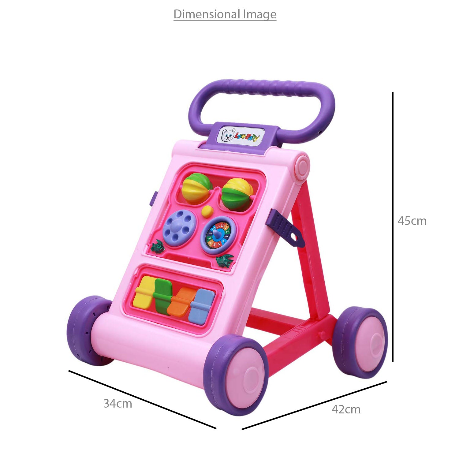 LOVE BABY activity walker with lights & music for kids