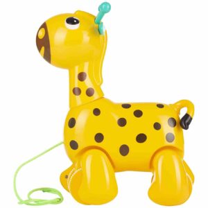 FUNSKOOL Giraffe Pull Along Toy for Kids 12+m Age - Yellow