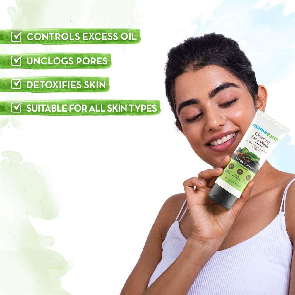 MAMAEARTH Facewash for oil control