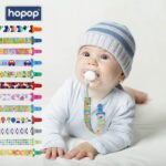 Hopop Baby Pacifier Clip For Babies- Blue, 0m+