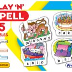 FRANK play 'n' spell puzzle game for kids 15 puzzles