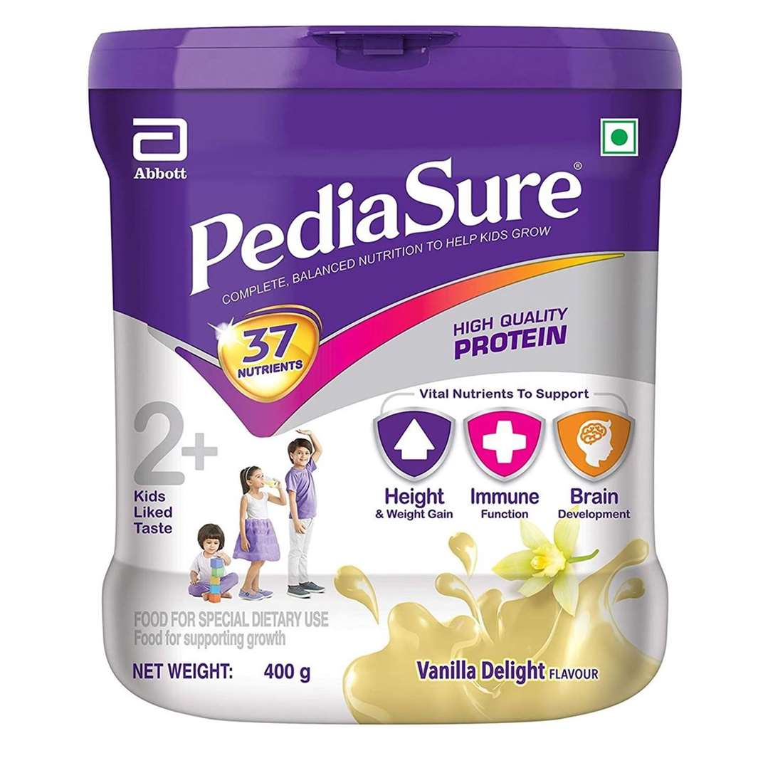 ABBOTT Pediasure Complete Balanced Nutrition to Help Kids Grow Box Nutrition Drink , Vanilla Delight Flavour,2+ Years