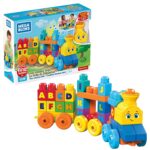 FISHER PRICE Mega Bloks Musical Train for Kids 50pcs 1+Y Age - Multicolor