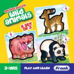 FRANK my first puzzle wild animals set of 3 play & learn for kids