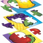 FRANK my first puzzle fruits set of 3 play & learn for kids
