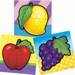 FRANK my first puzzle fruits set of 3 play & learn for kids