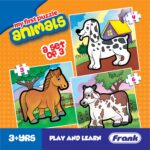 FRANK my first puzzle animals set of 3 play & learn for kids