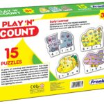 FRANK play 'n' count puzzle game for kids 15 puzzles