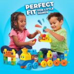 FISHER PRICE Mega Bloks Musical Train for Kids 50pcs 1+Y Age - Multicolor