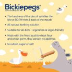 Bickiepegs Natural Teething Biscuits for Babies - 6m+,38g