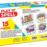 FRANK play 'n' spell puzzle game for kids 15 puzzles