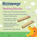 Bickiepegs Natural Teething Biscuits for Babies - 6m+,38g