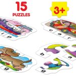 FRANK play 'n' spell puzzle game for kids 15 puzzles