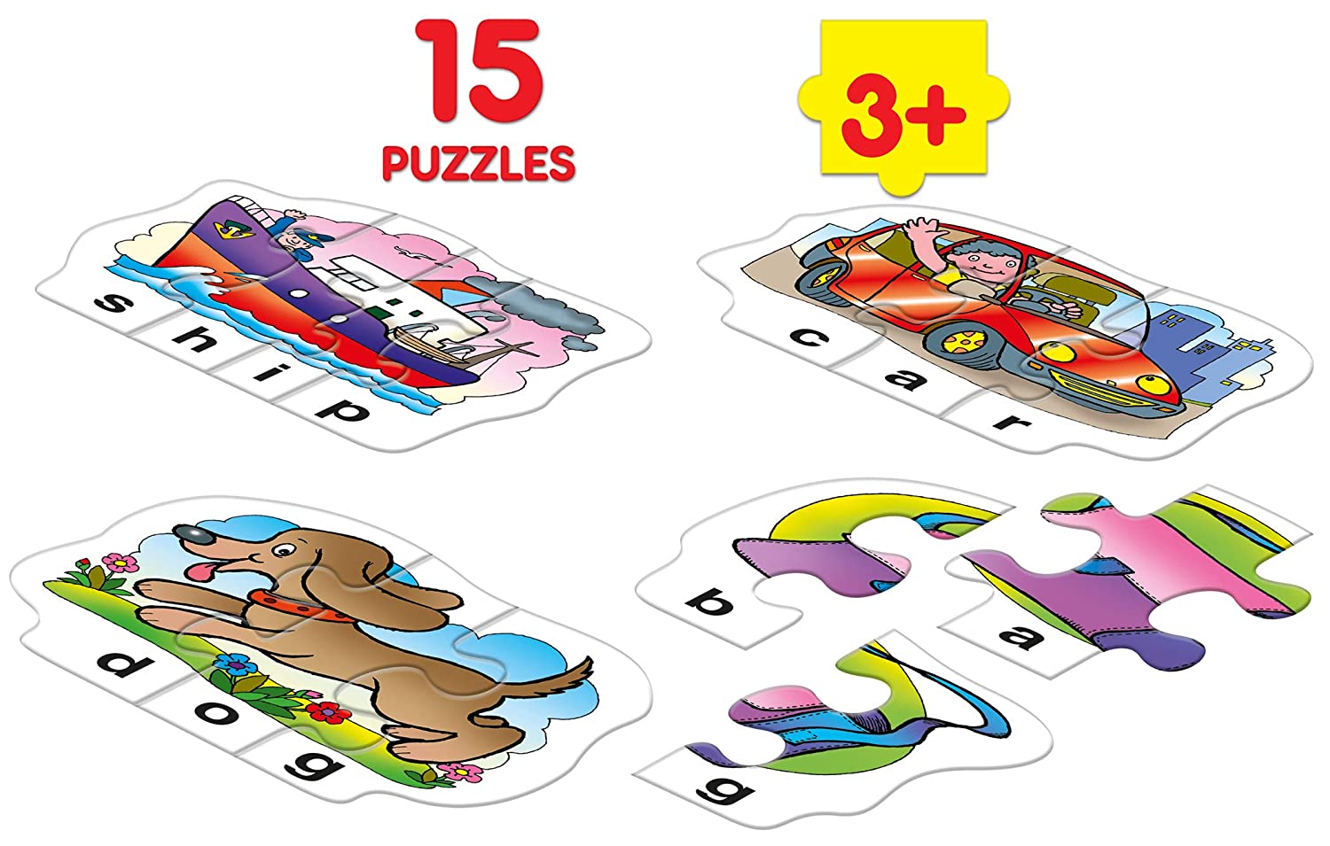 FRANK play 'n' spell puzzle game for kids 15 puzzles