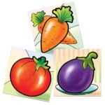 FRANK my first puzzle vegetables set of 3 play & learn for kids