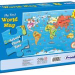FRANK my first world map puzzle game for kids 24 pcs