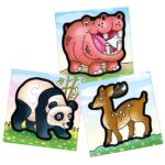 FRANK my first puzzle wild animals set of 3 play & learn for kids