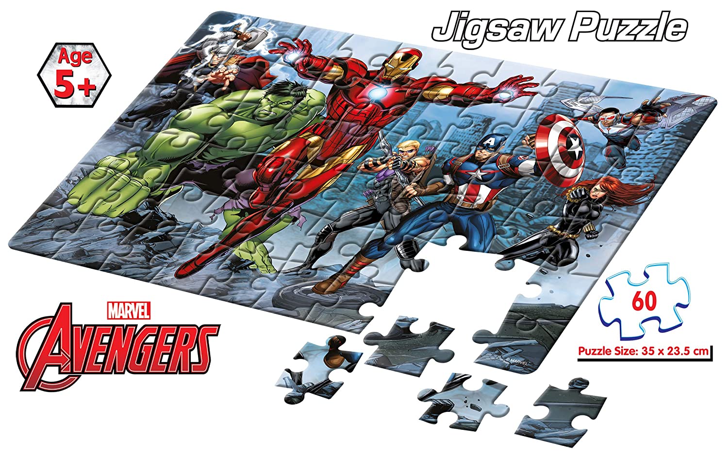 FRANK marvel avengers Jigsaw puzzle for kids 60 pcs