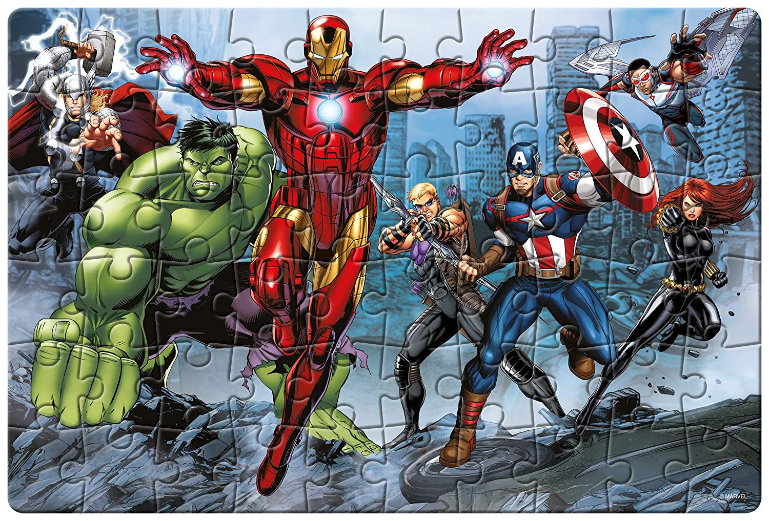 FRANK marvel avengers Jigsaw puzzle for kids 60 pcs