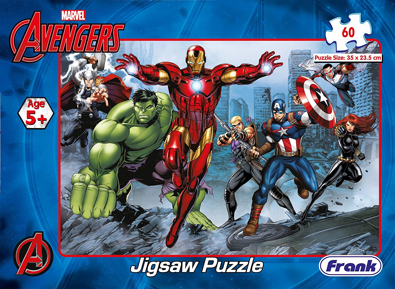 FRANK marvel avengers Jigsaw puzzle for kids 60 pcs