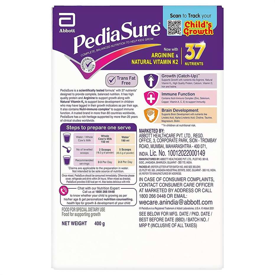 ABBOTT Pediasure Complete Balanced Nutrition to Help Kids Grow Box Nutrition Drink