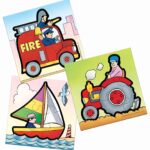 FRANK my first puzzle transport set of 3 play & learn for kids