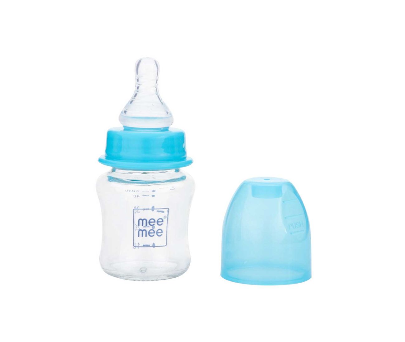 MEE MEE  glass feeding bottle for babies