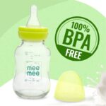 MEE MEE Premium glass feeding bottle for babies, 120ml