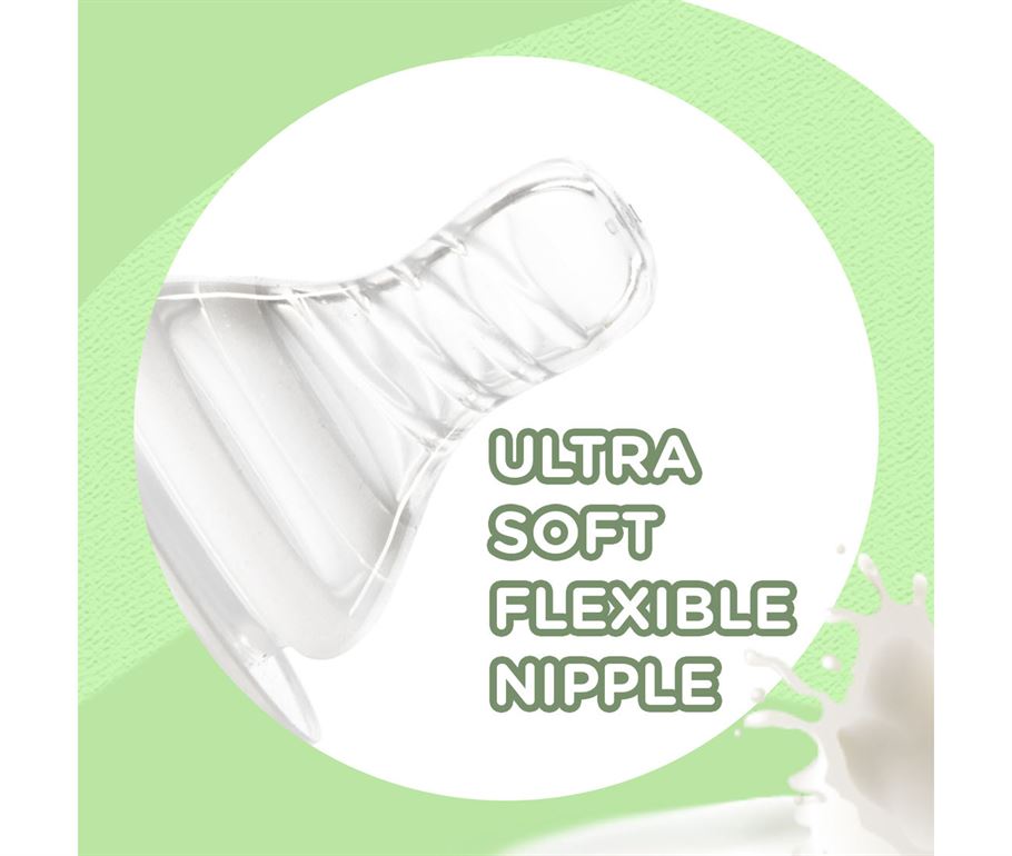 MEE MEE  glass feeding bottle for babies