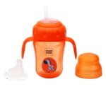 Mee Mee 2 in 1 Spout & straw Sipper Cup 210ml 3m+ Orange