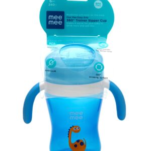 Mee Mee Easy Grip 360 Degree Trainer Sipper Cup 240ml 6m+ Blue
