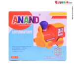 ANAND Locomotive Friction Powered Toy for Kids 1+Y Age - Red, Yellow
