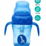 Mee Mee 2 in 1 Spout & straw Sipper Cup 210ml 3m+ Blue