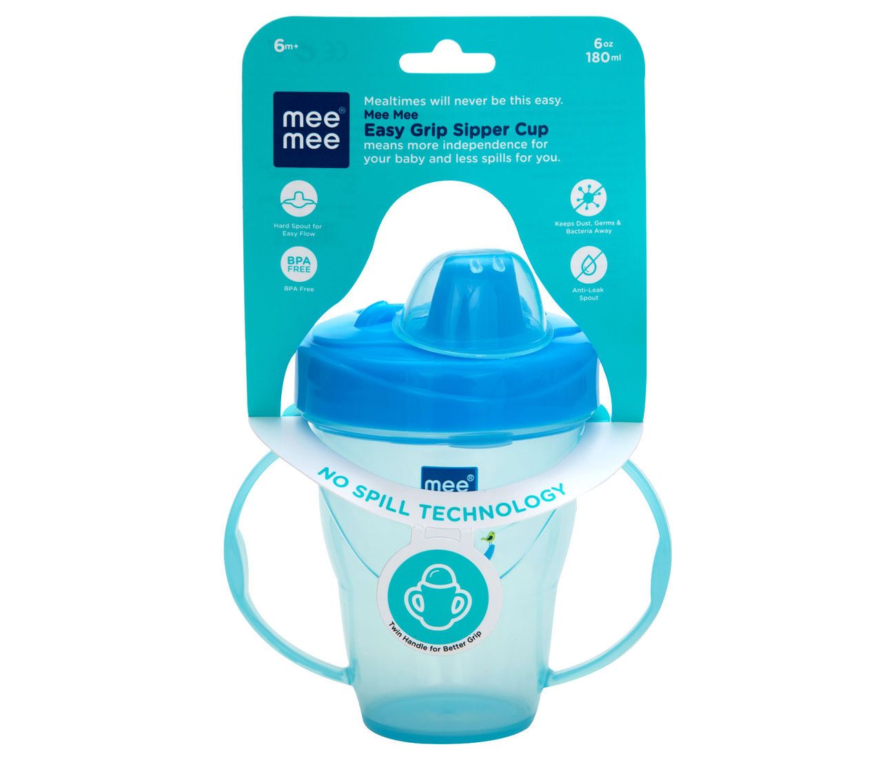 MEE MEE easy Grip Sipper Cup 180ml 6+m Age