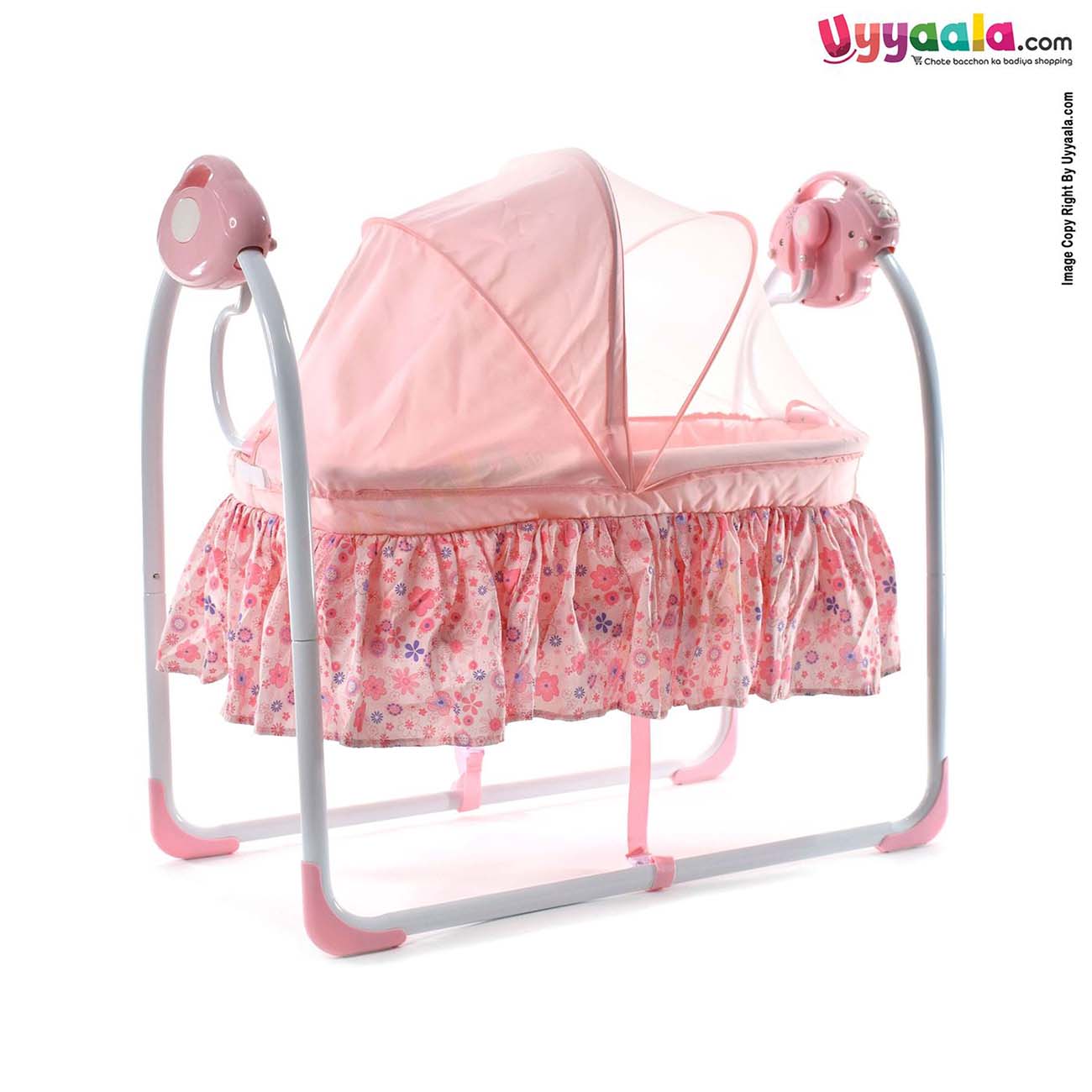 BAYBEE Automatic Swing Cradle with Remote Control and Mosquito Protection net
