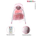 Swing Cradle with Remote Control and Mosquito Protection net for babies