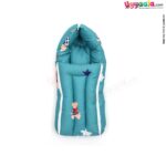 Baby Sleeping Bag Premium Cotton With Bear & Star Print, 0-12m Age - Green-uyyala-com.myshopify.com-Sleeping Bags-Happy Babies