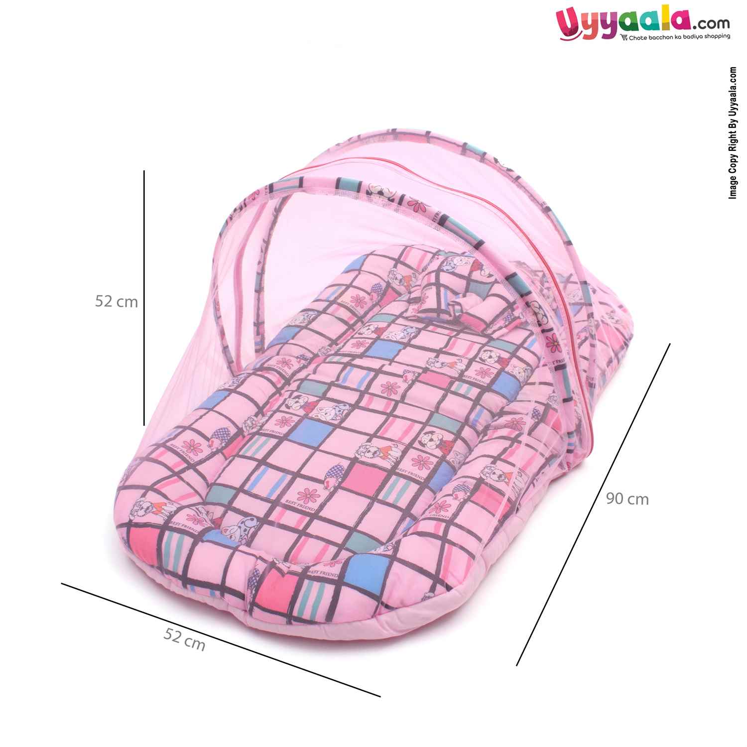 Bedding Set with Mosquito Protection Net & Pillow