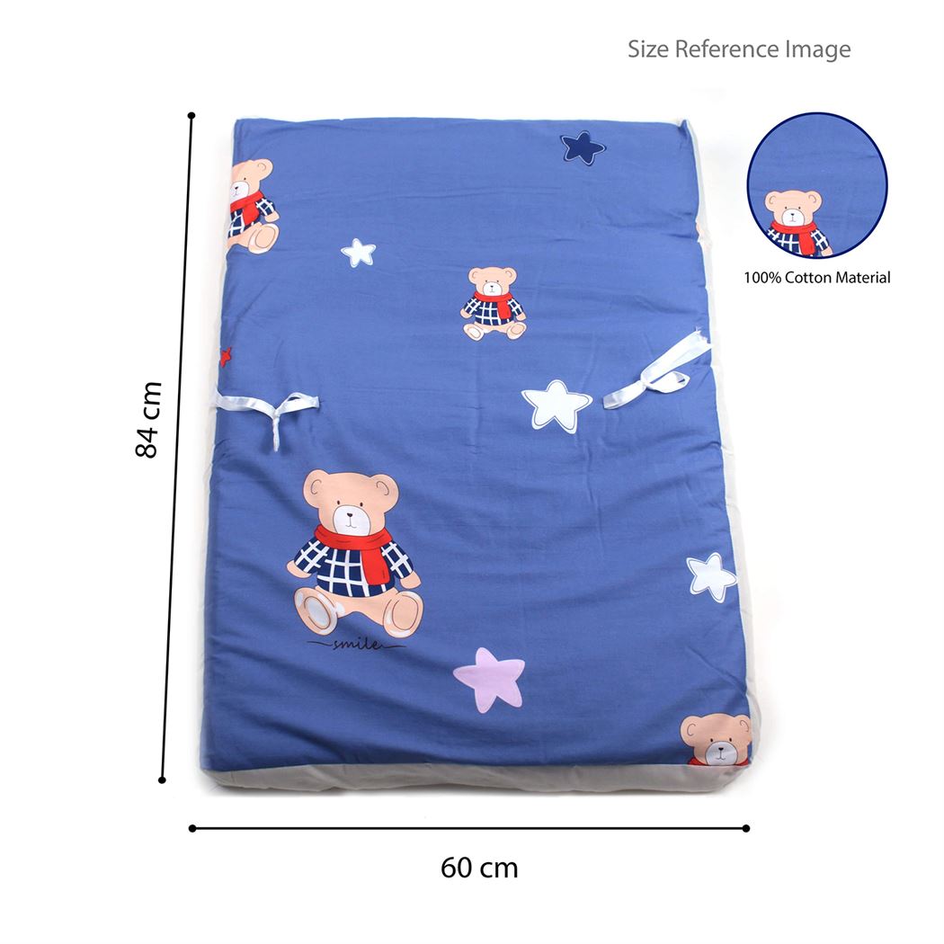 Cotton Bedding Set of 4 with Bolster and Pillow