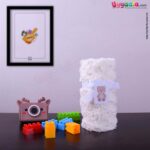 Baby Fur Rose Blanket 0-24m Age