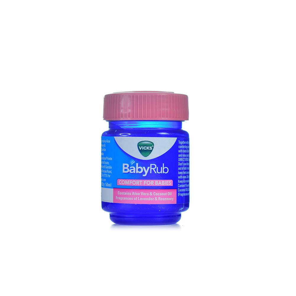 VICKS Baby Rub Comfort for Babies Alovera & Coconut Oil 25ml-uyyala-com.myshopify.com-Skin Care-Vicks